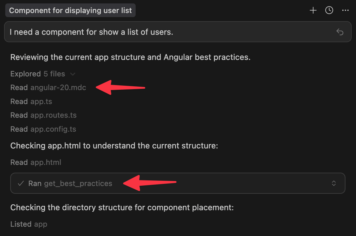 Demo de MCP de Angular